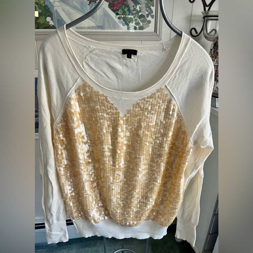 J Crew sequin sweater